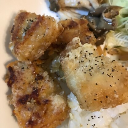 お魚の唐揚げはあまり作らなかったんですけど、美味しくてびっくり！またリピします(人´∀｀).☆.。.:･ﾟ